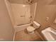 Bathroom featuring a bathtub and a toilet at 3559 Mill Run, Raleigh, NC 27612