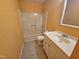 Bathroom featuring a tub and shower combination and a vanity at 3559 Mill Run, Raleigh, NC 27612