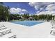Community pool with lounge seating, umbrellas, and cabana, perfect for summertime enjoyment and relaxation at 3632 Rail Overlook Dr, New Hill, NC 27562