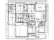 First floor plan with dimensions and layout, featuring a gourmet kitchen and luxurious primary suite at 3632 Rail Overlook Dr, New Hill, NC 27562