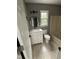 Bathroom with vanity, toilet, and tub/shower combination at 3825 Old Coach Rd, Raleigh, NC 27616