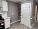 Bright kitchen with ample counter space, modern cabinets, and new stainless steel appliances at 3825 Old Coach Rd, Raleigh, NC 27616
