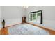 Inviting dining room with a large window and hardwood floors at 498 Mountain Laurel, Chapel Hill, NC 27517