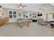 Recreation room with pool table, wet bar, and comfortable seating at 498 Mountain Laurel, Chapel Hill, NC 27517