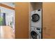 Convenient in-unit stacked washer and dryer at 515 N Mangum St # 41, Durham, NC 27701