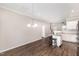 Bright kitchen and dining area featuring stainless steel appliances and a breakfast bar at 57 S Shreve Dr, Wendell, NC 27591