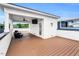 Beautiful covered patio with outdoor seating, perfect for relaxation and entertaining at 606 Velma Hopkins Ln, Raleigh, NC 27603