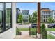 Neighborhood view from covered porch highlighting well-manicured lawns at 606 Velma Hopkins Ln, Raleigh, NC 27603