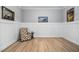 Airy flex room featuring a bright open space with decorative wainscoting at 623 Cabin Crk, Pittsboro, NC 27312
