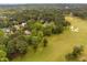 Beautiful aerial view of the golf course and nearby neighborhood at 623 Cabin Crk, Pittsboro, NC 27312