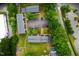 Aerial shot of the property and surrounding neighborhood at 1002 Willow Drive Dr # 37, Chapel Hill, NC 27514
