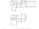 Detailed floor plan showcasing layout of home with room dimensions, including bedrooms, kitchen, and living areas at 103 Lochwood West Dr, Cary, NC 27518