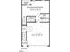 Floorplan showing recreation room, bath, garage, and foyer at 10538 Pleasant Branch Dr # 28, Raleigh, NC 27614