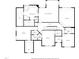 Detailed second-floor floor plan showing the layout of bedrooms, bathrooms, and closet space at 106 Painted Turtle Ln, Cary, NC 27519