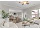 Bright and inviting living room with hardwood floors, comfortable seating, and natural light at 118 Manning Way, Durham, NC 27703