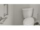Close-up view of a standard white toilet in a well-maintained bathroom at 118 Manning Way, Durham, NC 27703
