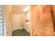 Laundry area conveniently located with storage and appliances at 119 Georgetowne Dr, Elon, NC 27244