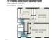 Second-floor floor plan featuring bedrooms and bathrooms for convenient living at 12 Striding Ridge Ct, Durham, NC 27713