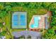 Enjoy community amenities: a tennis court, pool and lots of parking at 1216 Miracle Dr, Wake Forest, NC 27587