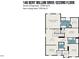Second-floor floor plan with multiple bedrooms, walk-in closets, and ensuite bathroom in primary at 146 Bent Willow Dr, Clayton, NC 27527