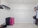 Spacious walk-in closet with ample shelving, luggage and hanging storage at 146 Bent Willow Dr, Clayton, NC 27527