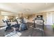 A community gym offers state-of-the-art exercise equipment at 228 Ellisview Dr, Cary, NC 27519