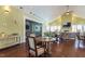 Welcoming living area featuring a spacious layout, hardwood floors and fireplace at 228 Ellisview Dr, Cary, NC 27519