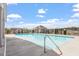 Community pool featuring a clean and inviting space with a large deck at 228 Ellisview Dr, Cary, NC 27519
