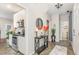 Inviting entryway featuring tile floors and access to kitchen and other rooms at 2301 Laurel Valley Way, Raleigh, NC 27604