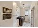 Well-organized laundry room featuring modern washer and dryer with decor at 2426 Heron Watch Pl, Fuquay Varina, NC 27526