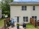 Backyard with a patio and grilling area, perfect for outdoor entertaining at 2950 Settle In Ln, Raleigh, NC 27614