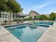 An in-ground backyard swimming pool and patio area provides outdoor recreation and a great place to relax at 305 Springtree Circle Cir, Fuquay Varina, NC 27526