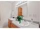 Bathroom boasts double vanity sinks, plenty of counter space, and great lighting at 307 Country Club Dr, Durham, NC 27712