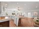 Large rec room with a bar, pool table, hardwood floors, and recessed lighting at 307 Country Club Dr, Durham, NC 27712