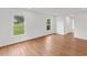 Spacious living room with hardwood floors, natural light, and plenty of room for activities at 314 Lane Rd, Dunn, NC 28334
