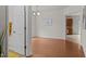 Dining room boasts hardwood floors, natural light and is ready for entertaining at 4212 Auburn Hills Dr, Raleigh, NC 27616