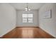 Dining room with hardwood floors and natural light at 4212 Auburn Hills Dr, Raleigh, NC 27616
