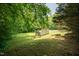 Large backyard with a storage shed, providing space for outdoor activities and storage at 424 Camp Rd, Burlington, NC 27217