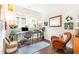 Cozy home office featuring a desk, a comfortable chair and ample natural light from the window at 47 Coventry Ln, Chapel Hill, NC 27516