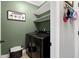 Convenient laundry room featuring modern washer and dryer, along with lots of storage space at 5016 Swordfish Dr, Raleigh, NC 27603