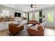 Inviting living area featuring comfortable seating, natural light, and stylish decor, creating a cozy atmosphere at 586 Great Ridge Pkwy, Chapel Hill, NC 27517