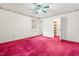 Spacious bedroom featuring a large window and walk-in closet for ample storage at 6909 Hickory Dr, Raleigh, NC 27603