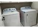 Laundry area features a modern washer and dryer at 803 Courting St, Apex, NC 27523