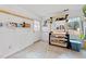 Garage with storage shelving and a work bench at 905 Balmoral Dr, Cary, NC 27511