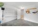 Organized storage room with shelving and easy access to additional space at 905 Balmoral Dr, Cary, NC 27511