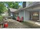 Wooden deck with ample seating offering relaxing backyard retreat at 1014 Laurens Way, Knightdale, NC 27545