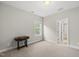 Bedroom with carpet, neutral walls, and ample natural light from the window at 1029 Dozier Way, Cary, NC 27518