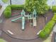Overhead view of a well-maintained playground at 1029 Dozier Way, Cary, NC 27518