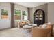 Cozy living area featuring comfortable seating, natural light, and stylish decor, ideal for relaxation and socializing at 1215 Everton Ave, Durham, NC 27703