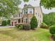Beautiful two-story house showing the well-manicured lawn and landscaping at 1728 Callandale Ave, Cary, NC 27518